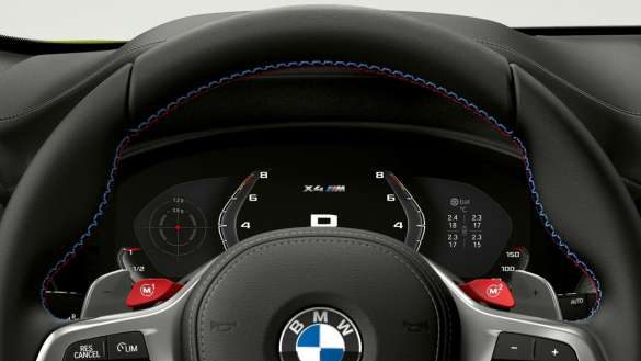 BMW X4 M Automobile F98 LCI Facelift 2021 M spezifische Instrumentenkombination